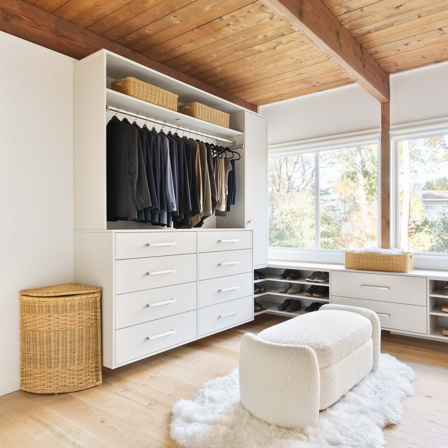 Space-Saving Wicker Baskets