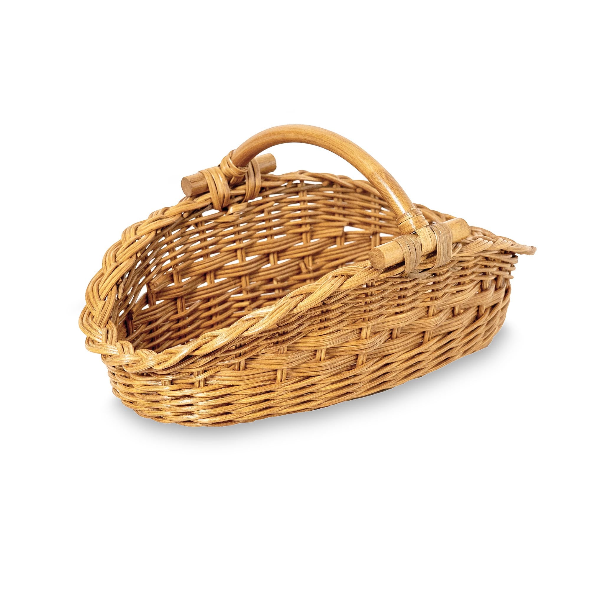 Wicker Gathering Basket in Sandstone, size S | The Basket Lady