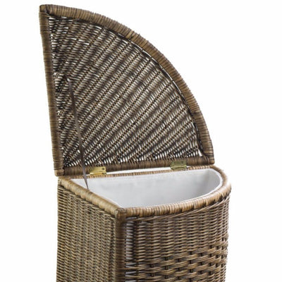 Fabric Liner for Corner Wicker Laundry Hamper Basket Liners The Basket Lady Natural One Size (liner only) 