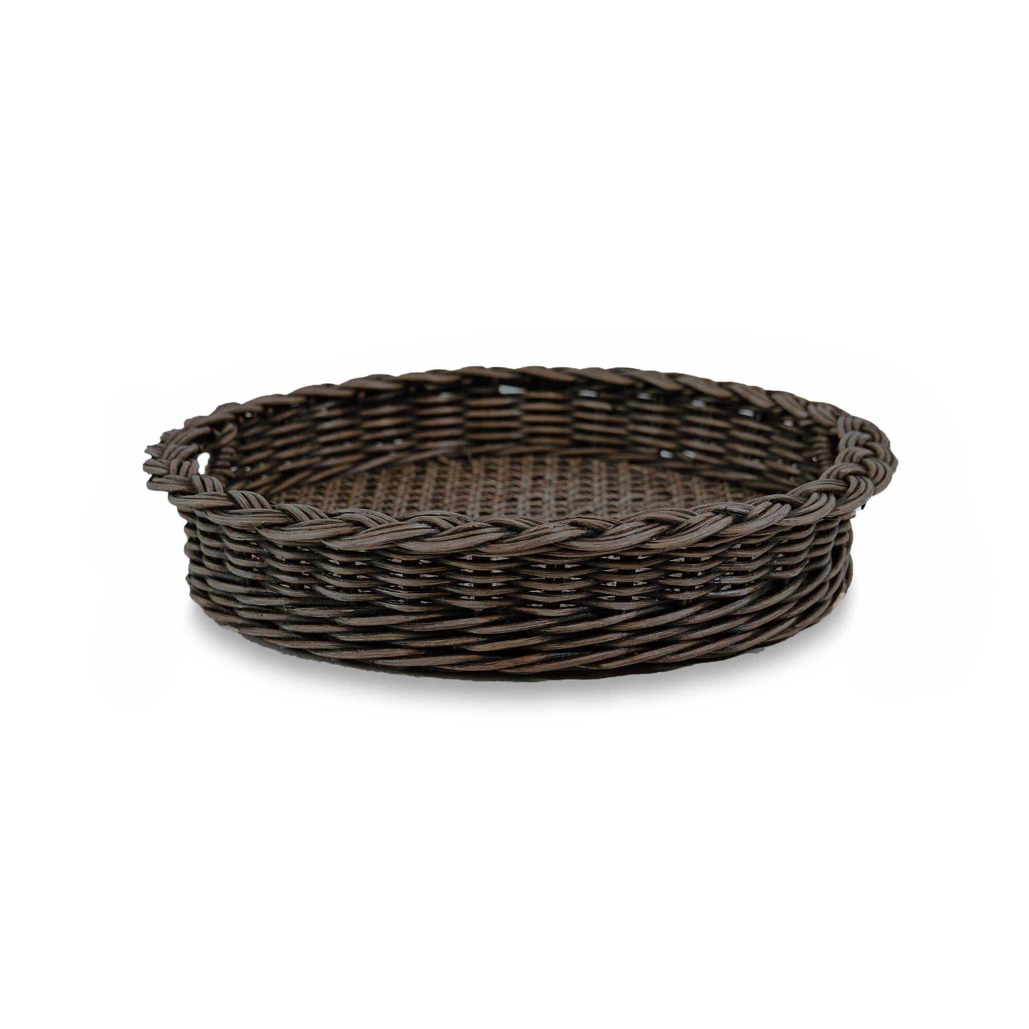 Round Wicker Serving Tray Kitchen > Serving The Basket Lady