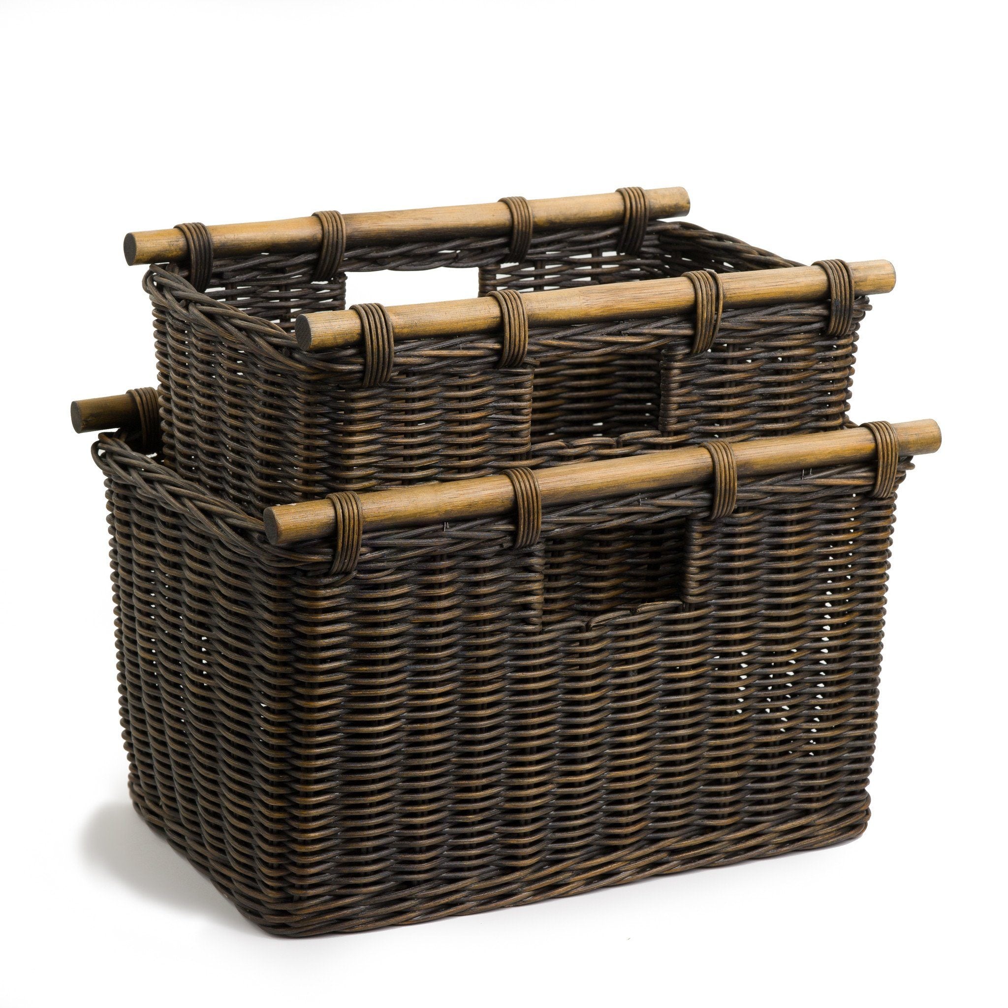 Woven storage online baskets for shelves