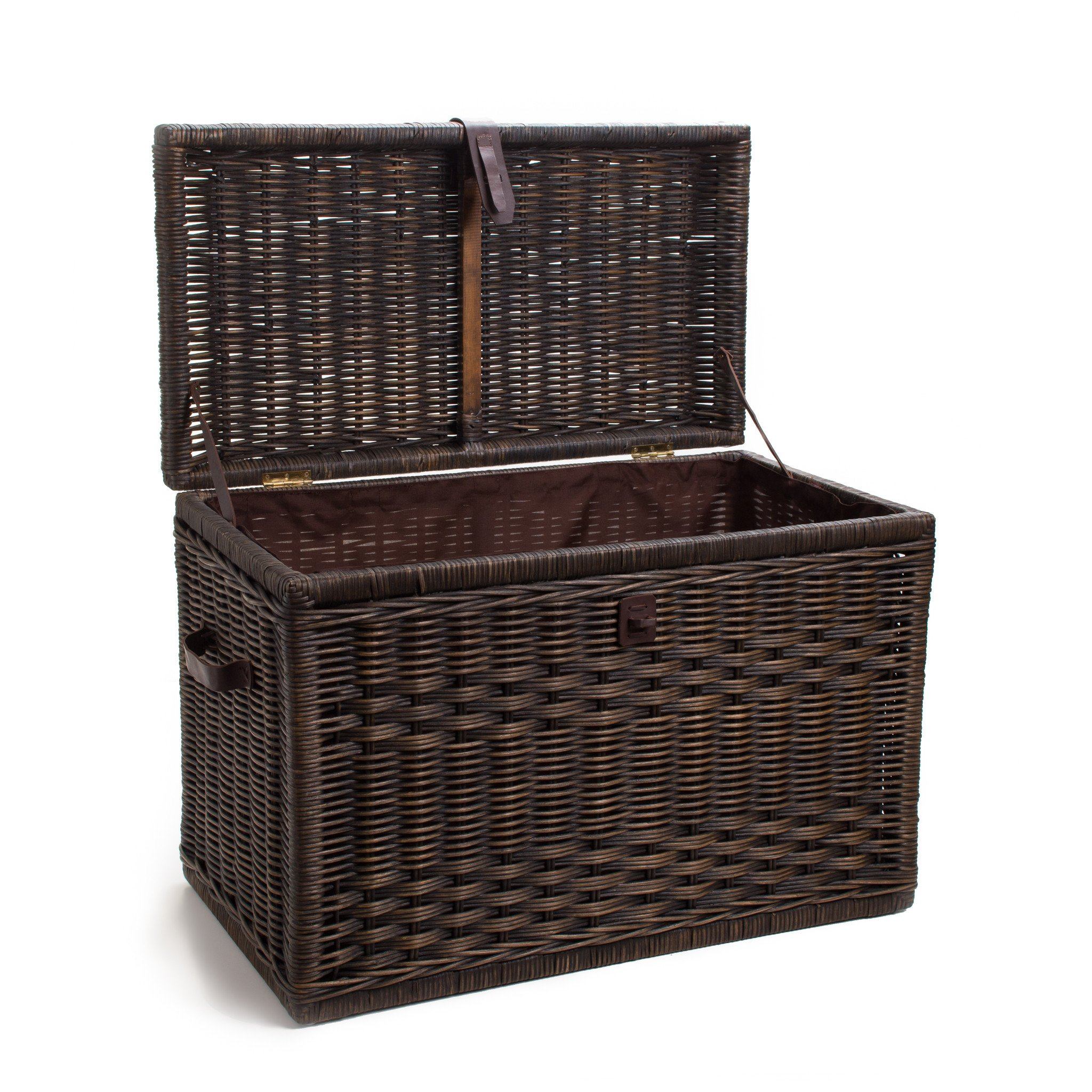 The Basket Lady Wicker Storage Trunk