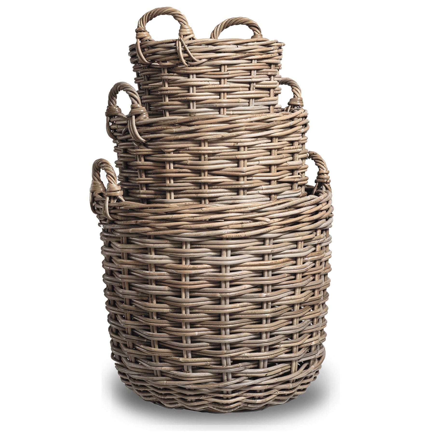 Round outlet storage tote