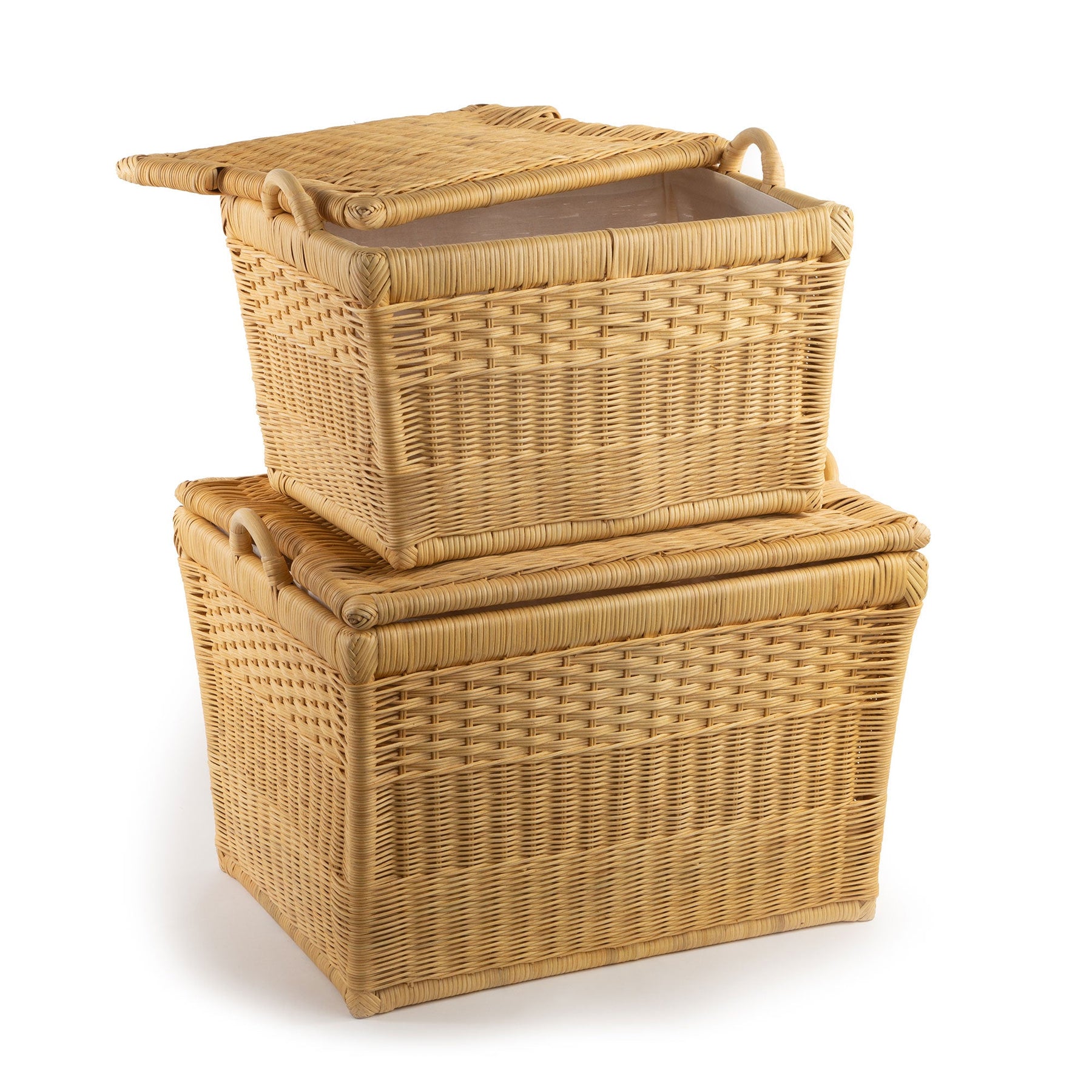 Covered baskets sales with lids