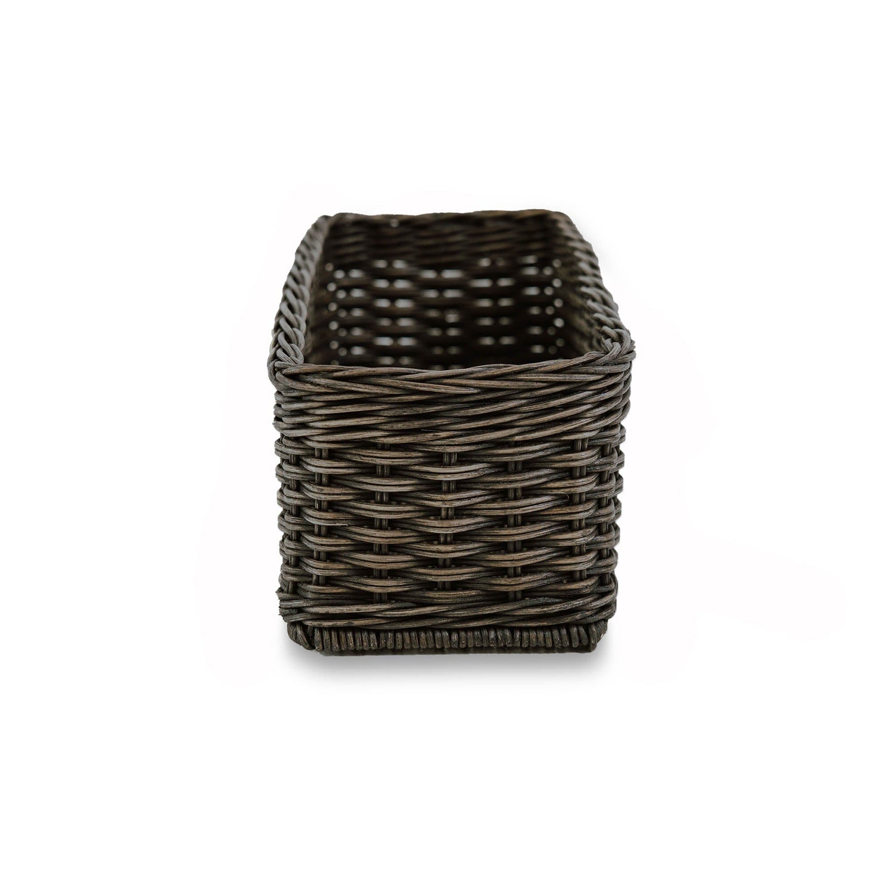 Narrow Rectangular Wicker Storage Basket The Basket Lady