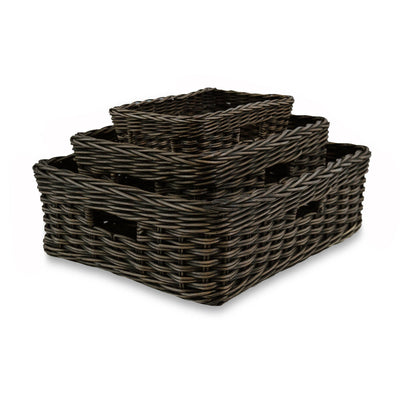 Wicker Serving Baskets for Casseroles, Napkins and Utensils – The ...