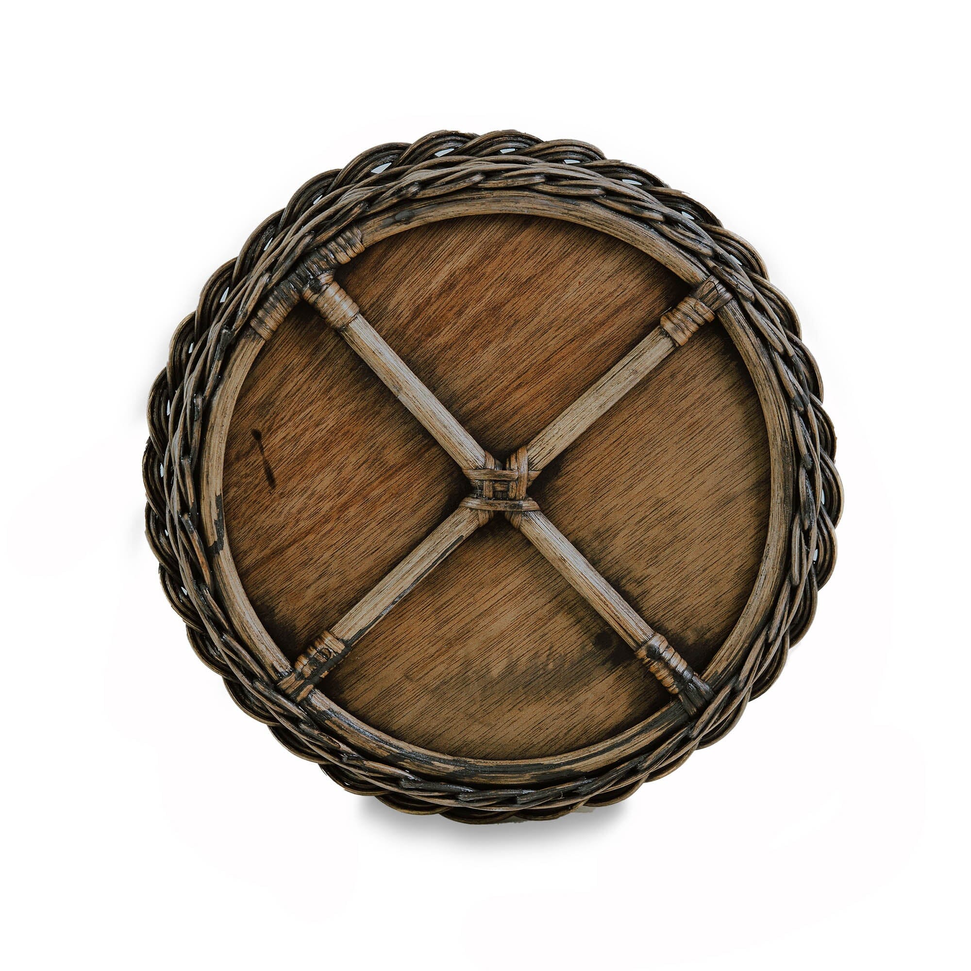 Round Wicker Serving Tray Kitchen > Serving The Basket Lady 