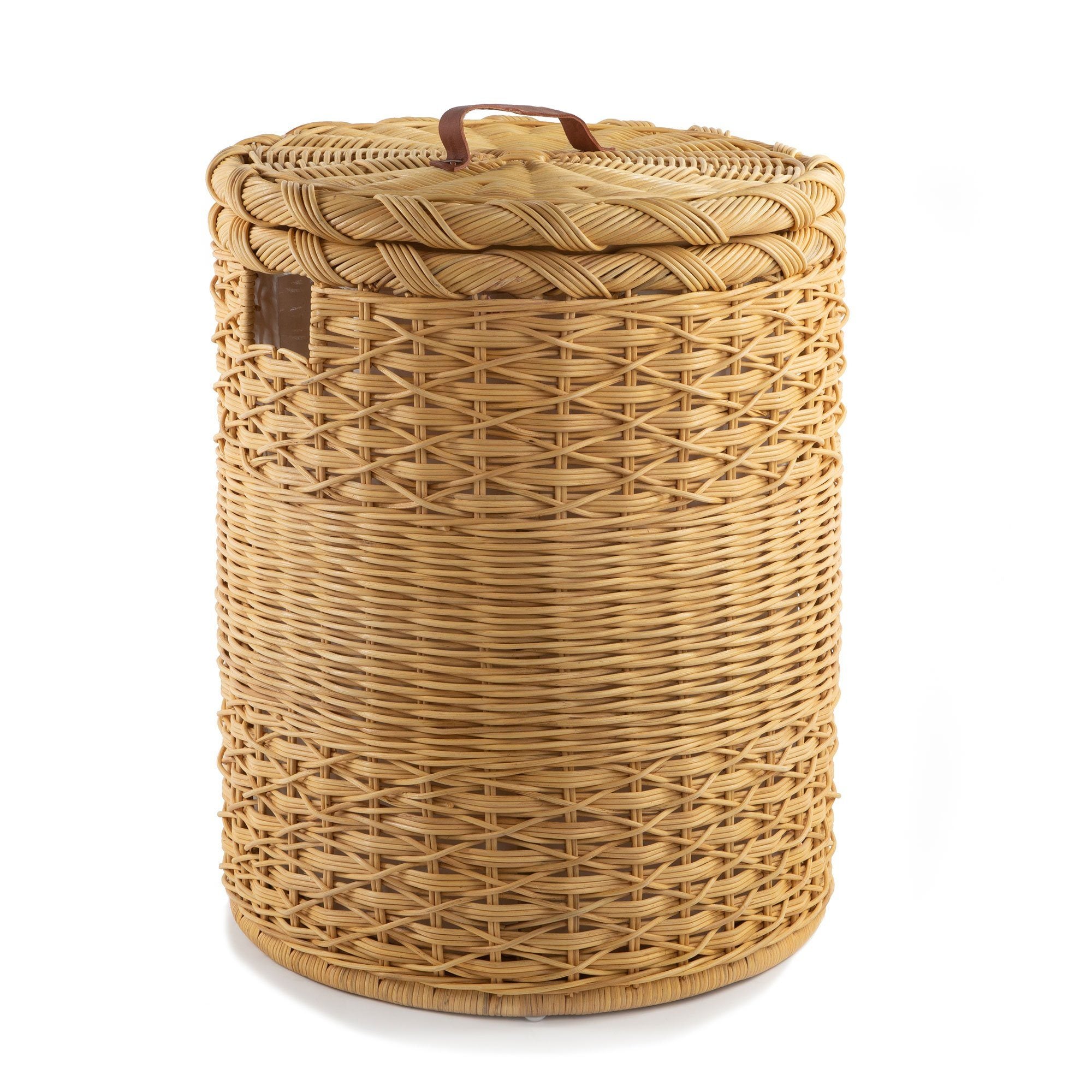 The Basket Lady Round Hamper, Sandstone, XL