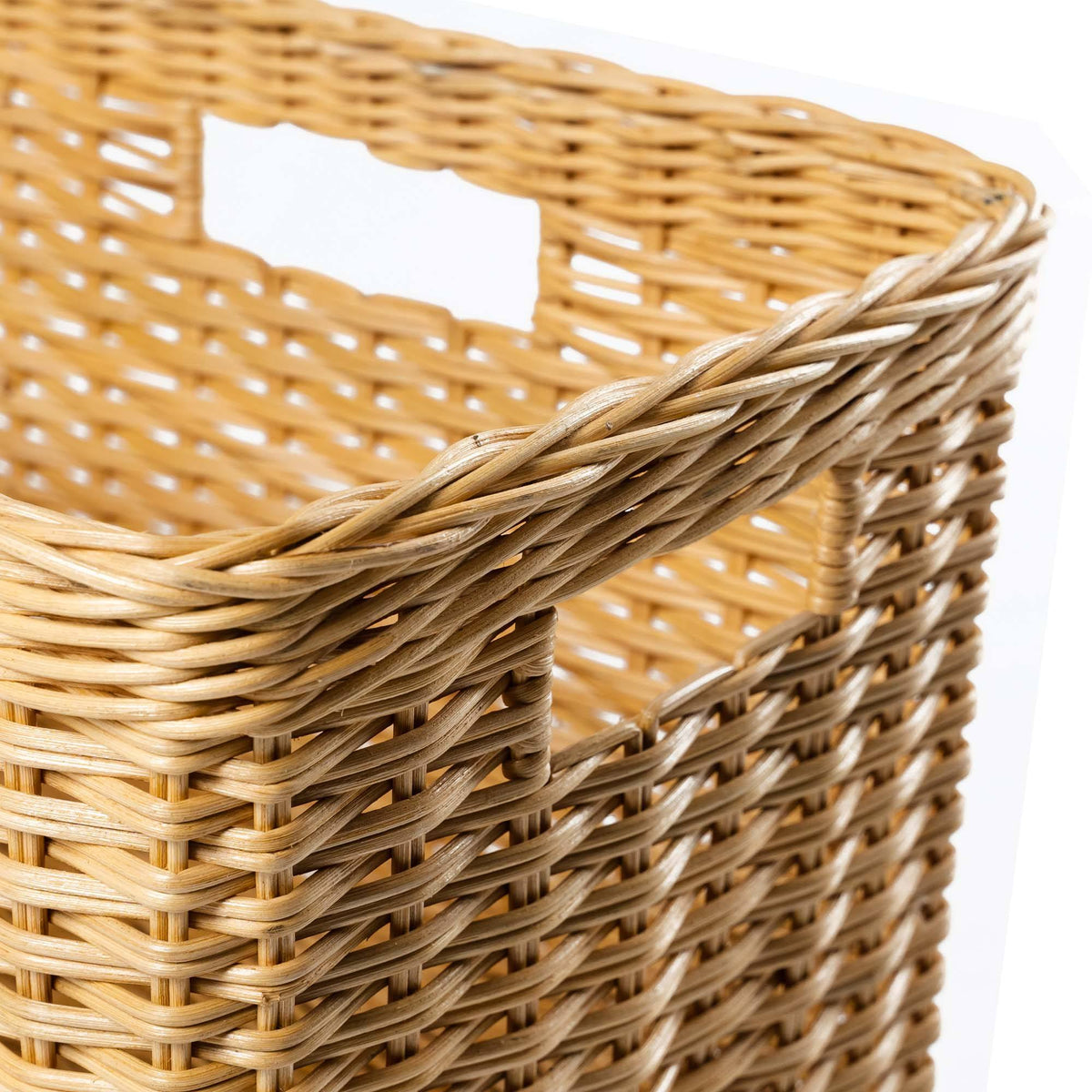 Tall Rectangular Wicker Storage Basket | The Basket Lady
